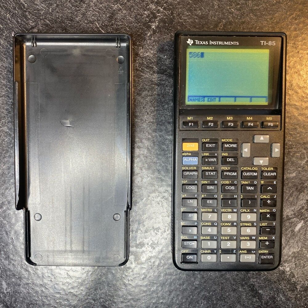 Texas Instruments TI-85 Graphing Calculator with cover